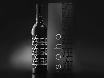 Soho - Wine Label Design brandbranding graphicdesign label packaging wine