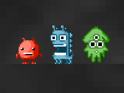 Photogotchi Pixel Creatures