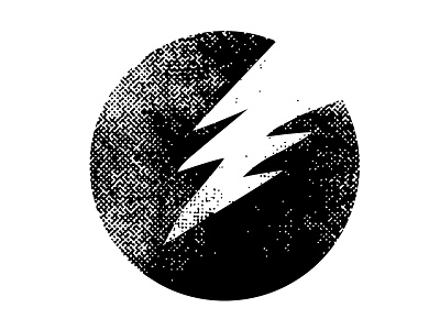 Big bolt icon identity lighting logo superhero