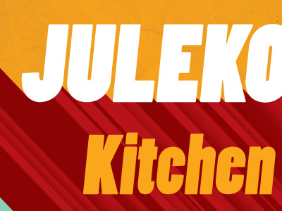 Kitchen Orchestra alternate Julekonsert Poster 