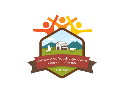 Progressive Youth Agro Farm & Research Center branding creative design logo logo design