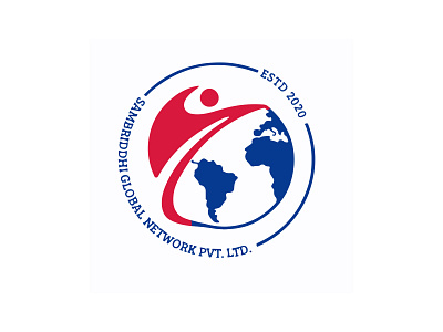 Samriddhi Global Network branding creative design innovative logo logo design