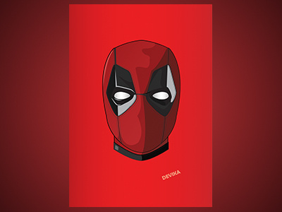 Deadpool adobeillustrator ai art digitalillustration digitalpainting dribbble illustration shot vector vectordrawing