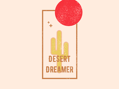 Desert Dreamer Illustration austin branding cactus design digital illustration flat illustration packaging product design san antonio texas vector