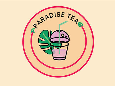 Paradise Tea Sticker