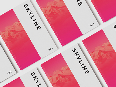 Skyline - Magazine Cover art direction cover layout layout design magazine cover mockup san antonio texas