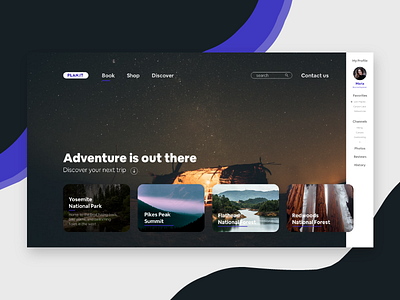 Plan.it — Adventure Booking Landing Page