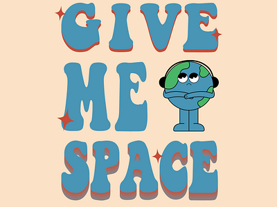 Give Me Space earth illustration space