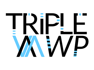 Triple Wp - Day 3 logo logo a day logoaday logochallange logocore triplewp web logo