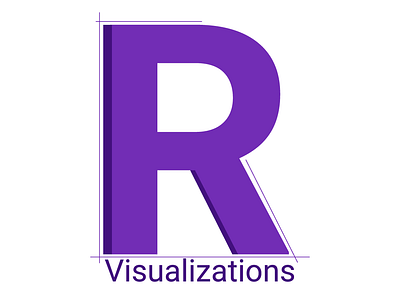 R Visualizations - Day 7 logo logo a day logoaday logochallange logocore logodesign