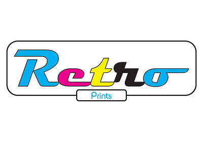 Retro Prints - Day 10 logo logo a day logoaday logochallange logocore logodesign