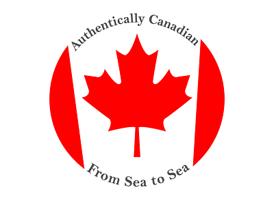Authentically Canadian - Day 17 logo logo a day logoaday logochallange logocore logodesign