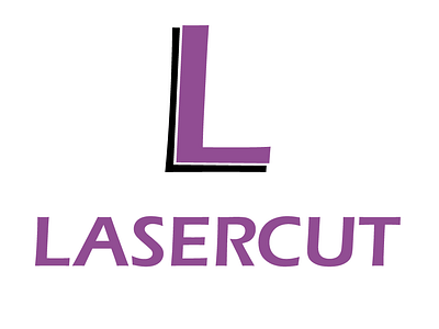 Lasercut - Day 18 logo logo a day logoaday logochallange logocore logodesign