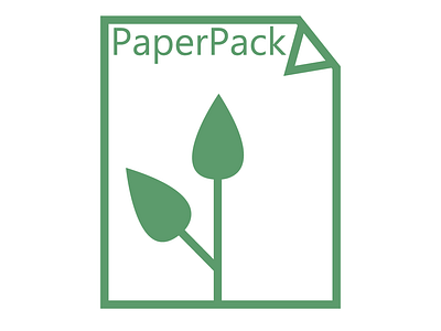 PaperPack - Day 21 logo logo a day logoaday logochallange logocore logodesign