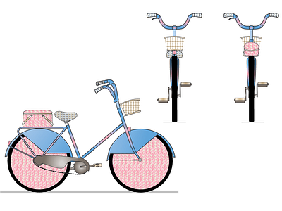 Technical Illustration: Bike bike bike ride branding patterns technical bike technical drawing technical illustration