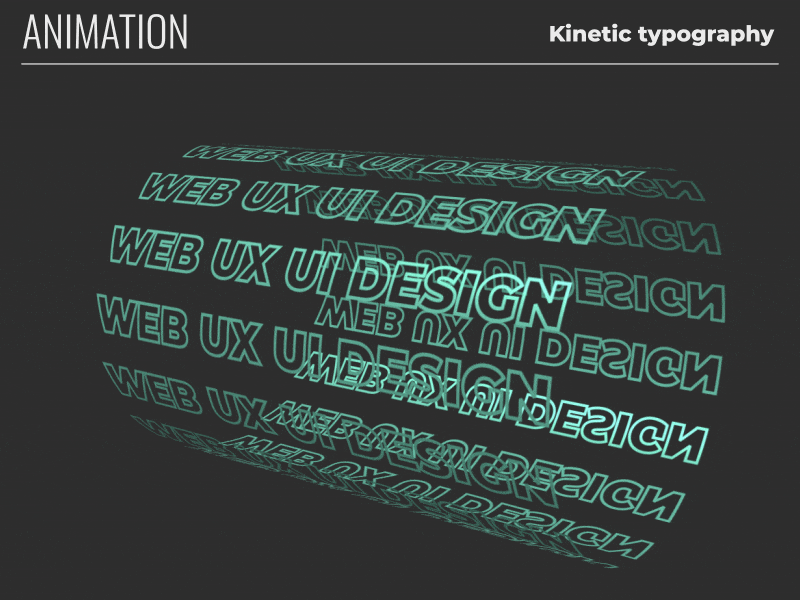 Kinetic typography aftereffects animation kinetic typography webanimation