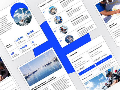 Yachting school landing page/3