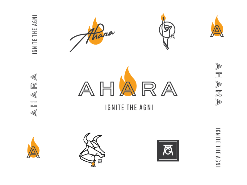 RIP Concept monogram design icon design icon subbrand submark lockup monogram restaurant branding typography branding