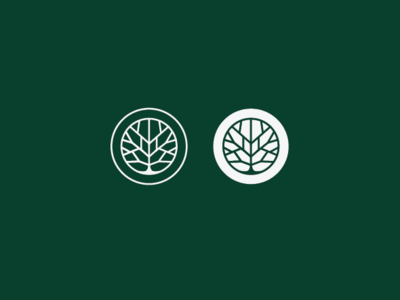 Tree Icon RIP submark ui badge charlottenc vintage icon design vector restaurant branding lockup typography subbrand sketch monogram design icon illustration branding