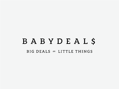 Branding for Baby Deals $ baby branding deals logo tagline