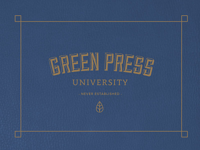 Green Press University blue brand cold fancy flux green greenpress juice logo press pressed