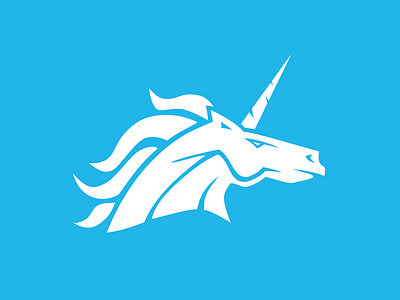 Unicorn Plumbers blue icon mark plumbers unicorn unicorn plumbers