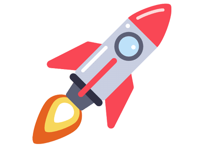 Rocket Flat Animated Icons After Effects