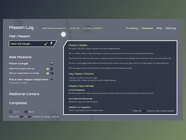 Game Menu designs, themes, templates and downloadable graphic elements ...
