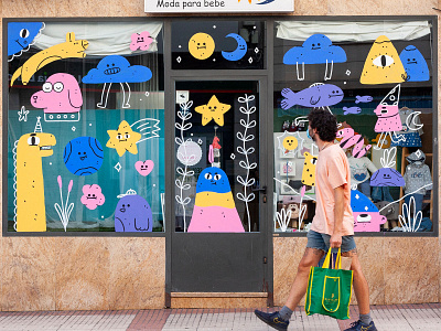 CREA Alcobendas / Mural character design characters illustration mural streetart