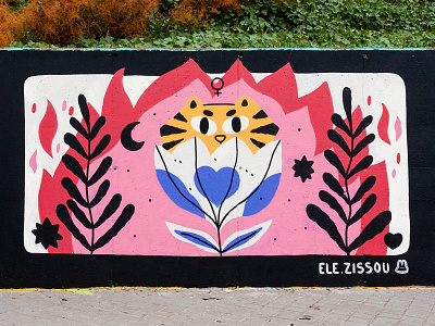 Mural for a Womart Jam organized by Wallspot