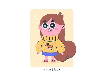 Mabel (Gravity Falls) Fanart character design characters fanart illustration