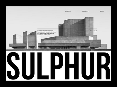 Landing Page Concept design graphic design melbourne minimal studio typography ui web webdesign