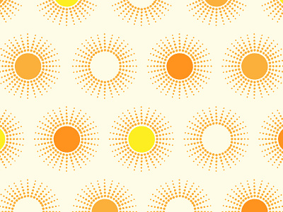 Citrus Sunrise Pattern branding citrus design orange pattern retro sun sunburst sunshine surface