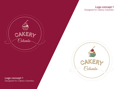 Cakery Colombo 1 bakery branding design illustration logo vector