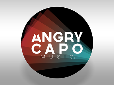 Angry Capo Music brand design branding logo music record label