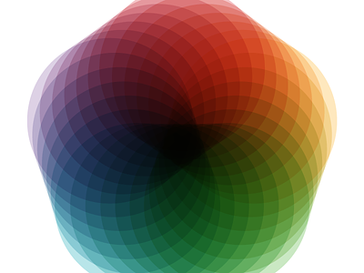 Beautiful Geometry color illustrator rainbow