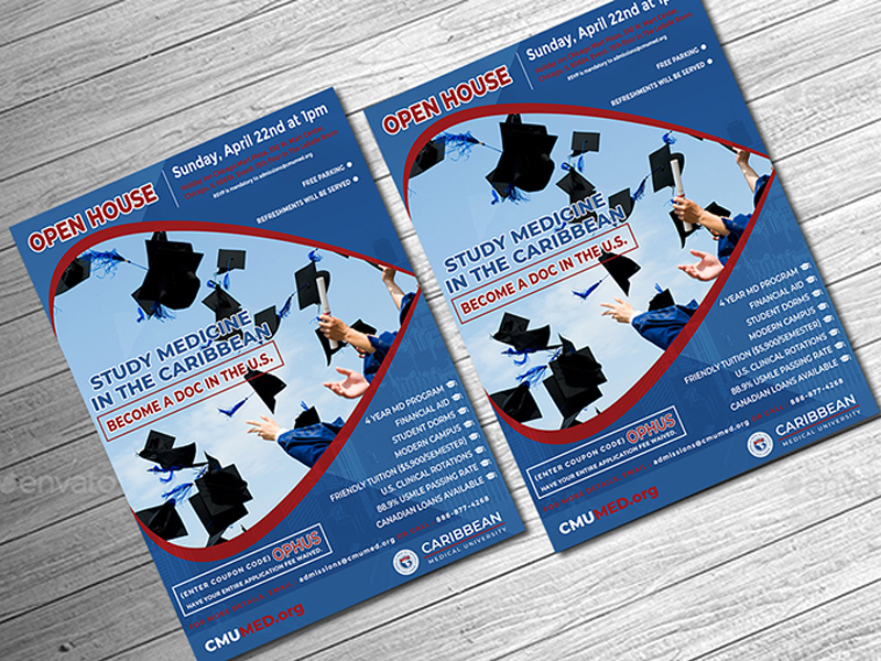 Flyer Design for Caribbean Medical University by Sameer Karkhanis on ...