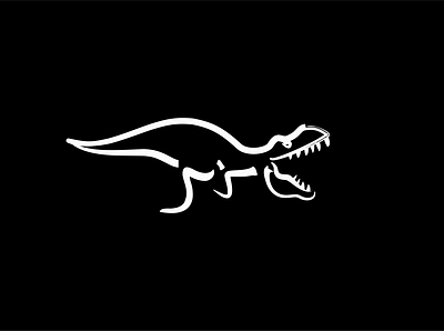 T-rex logo branding logo