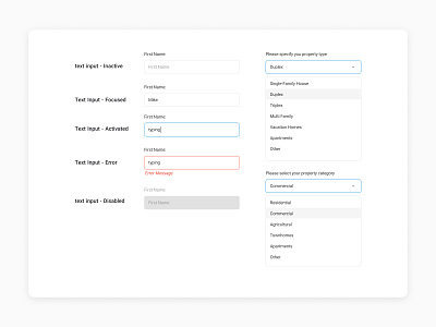 Text Field Components