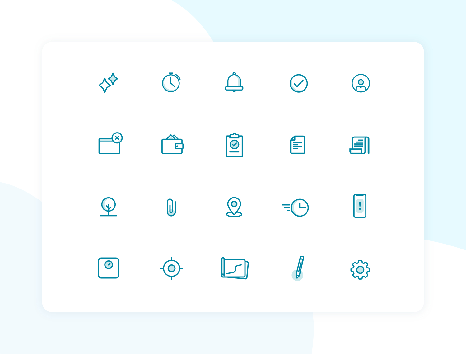 Icon set by Mahsa Mozaffarian on Dribbble