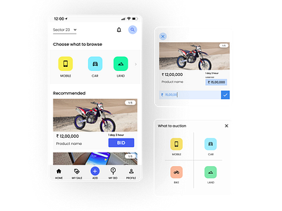 Bidding basics bidding bitcoin branding dailyui dribbble exploring minimal mobile uidesign uielements webdesign