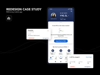 IND Redesign 2022 casestudy design financial app ind indmoney mobileapp uidesign