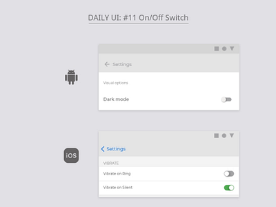 DAILY UI: #11 On/Off Switch