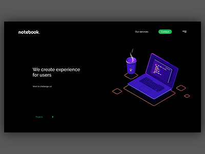 notebook : Design agency 2019 agency archetecture design experience design final information logodesign product prototype uidesign uxdesign wireframe