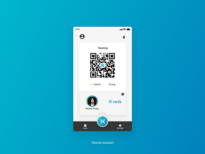 Home screen (Veris) 2019 basic basics dribbble exploring minimal uidesign uielements