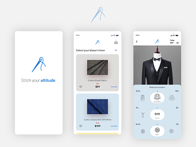 Stitch your atitude 2019 basics dribbble exploring minimal uidesign uielements uiux webdesign