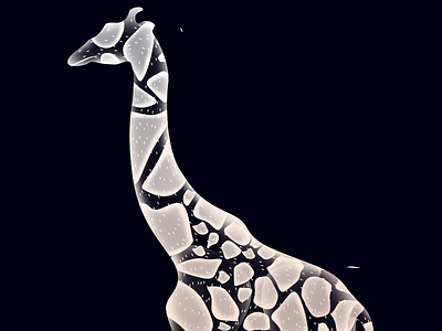 Giraffe 02 animal beauty creature design ethereal fantasy giraffe illustration magic soul