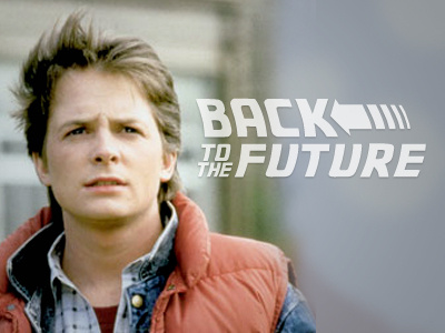 Back bttf delorean movie