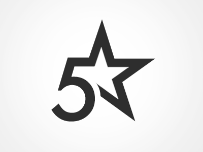 Rebound Star design logo star