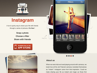 Instant re-design instagram just for fun redesign